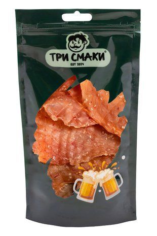 Курячі джерки чіпси з кунжутом &ndash; м'ясний снек Три Смаки&trade;