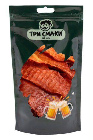 Курячі джерки гострі &ndash; пікантний м'ясний снек до пива Три Смаки&trade;