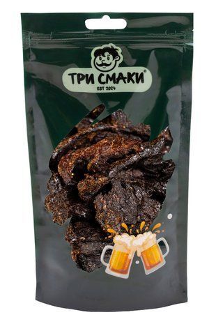 Джерки з конини з часником &ndash; м'ясний снек Три Смаки&trade;