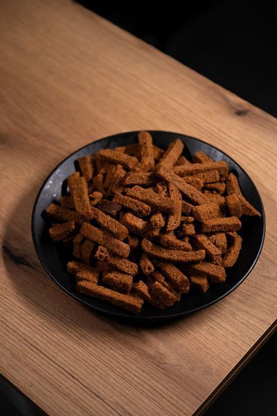 Сухарики з хроном до бочкового пива &ndash; гостра закуска Три Смаки&trade;